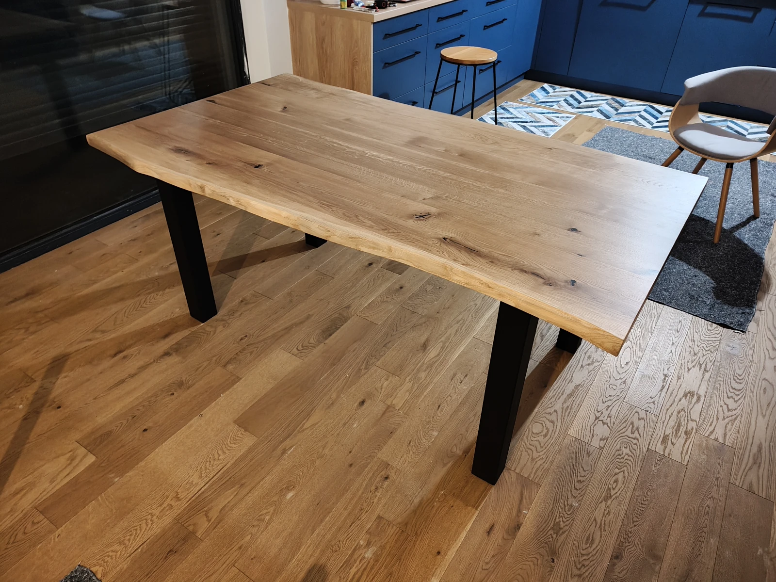 Stół industrialny dębowy